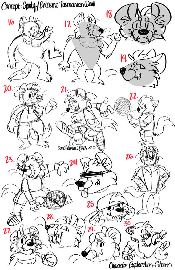 Pitch 1 Character Variations 3