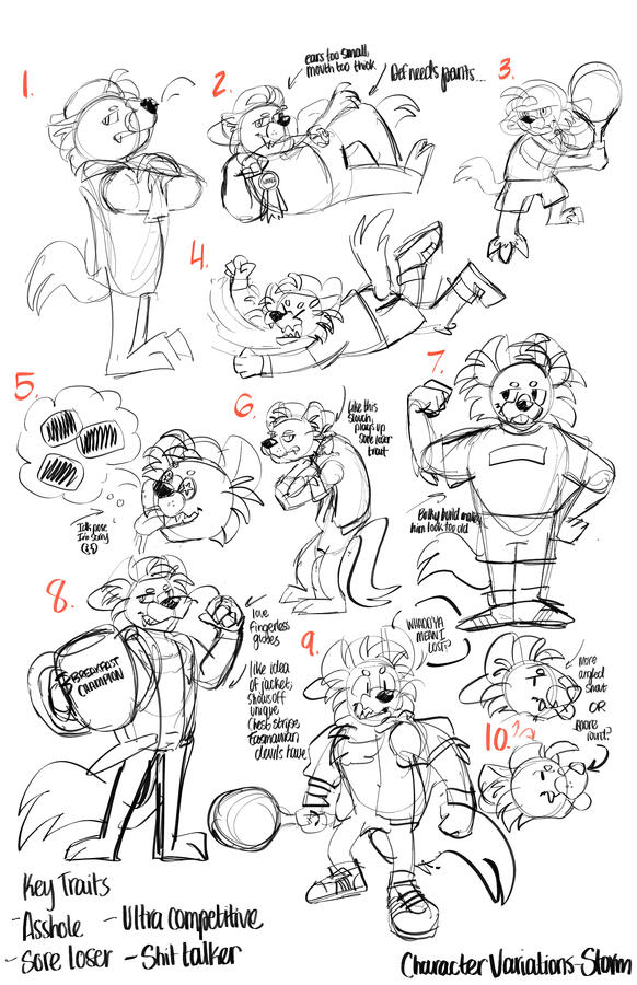 Pitch 1 Character Variations 1